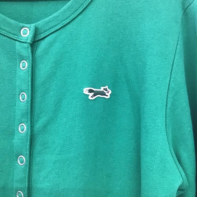 フリークスストア FREAK S STORE カーディガン 長袖 THE FOX COLLECTION FREE 無地 緑 / グリーン / レディース USED 古着 中古 10133386
