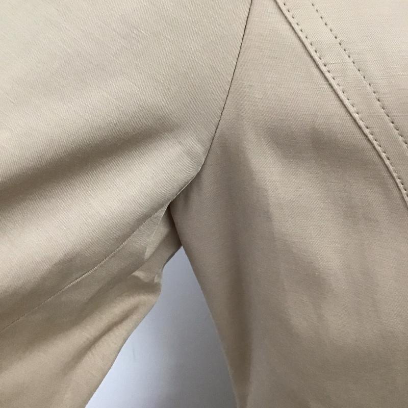 ナチュラルビューティーベーシック NATURAL BEAUTY BASIC コート トレンチコート トレンチコート ロングコート アウター L 無地 ベージュ / ベージュ / レディース USED 古着 中古 10113804