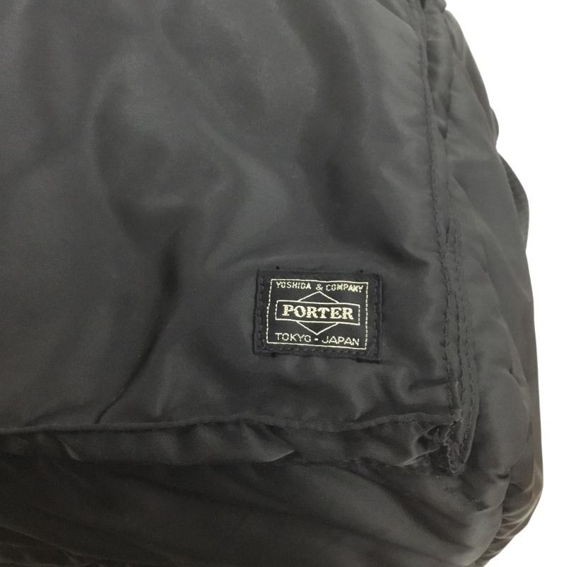 ポーター PORTER ボストンバッグ ボストンバッグ タンカー 2WAY BOSTON BAG L ロゴ、文字 黒 / ブラック / メンズ USED 古着 中古 10138550