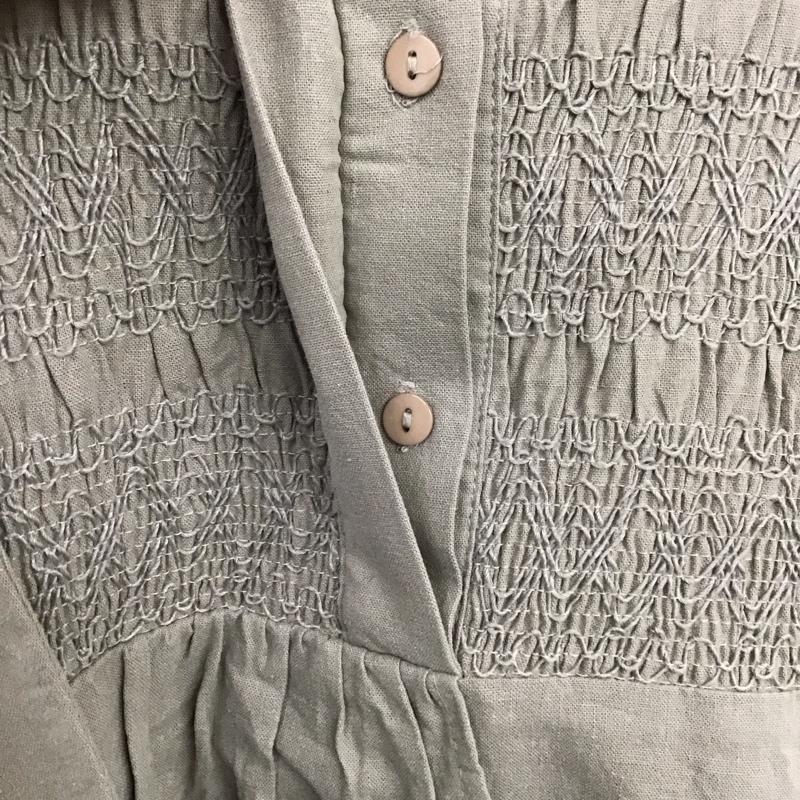 アリシアスタン ALEXIA STAM カットソー 長袖 as21aw-cld024bg-f シャツチュニック 長袖カットソー FREE 無地 ベージュ / ベージュ / レディース USED 古着 中古 10114510