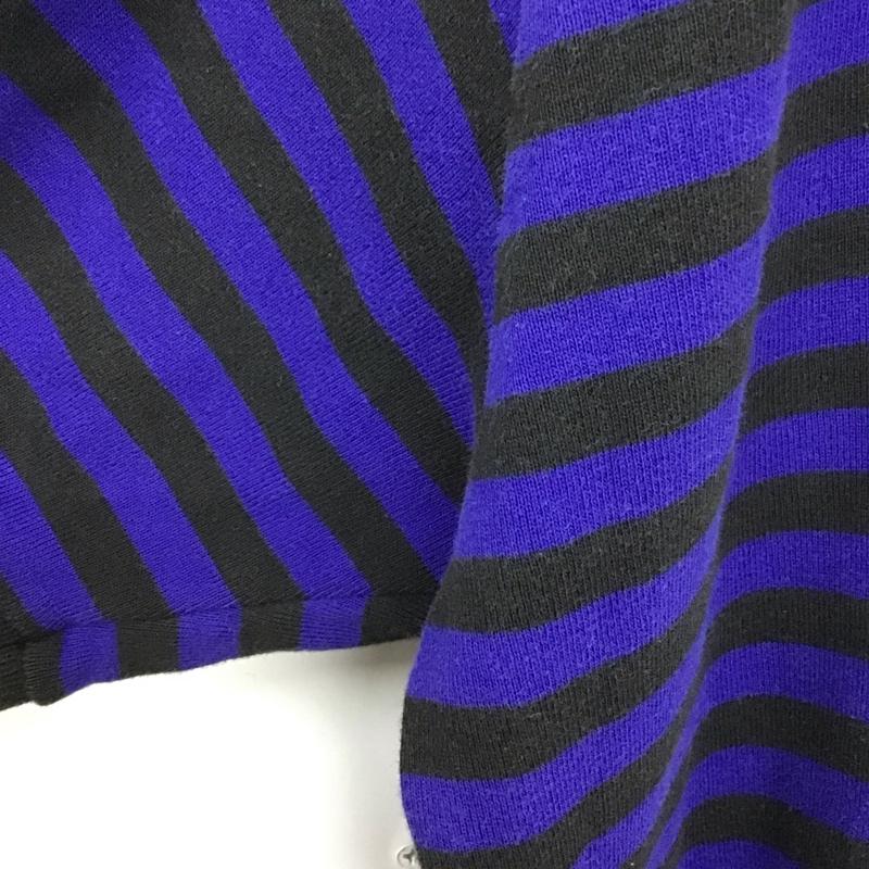 ポロバイラルフローレン Polo by RALPH LAUREN ポロシャツ 半袖 半袖ポロシャツ 半袖カットソー カラーシャツ M ボーダー柄 青 / ブルー / X 黒 / ブラック / メンズ USED 古着 中古 10129522
