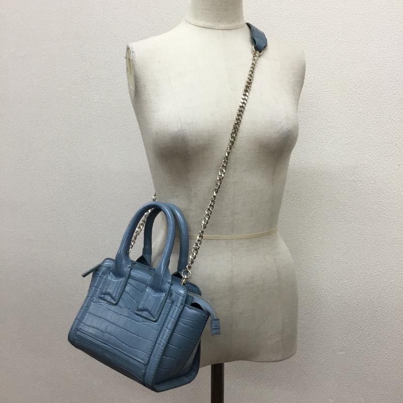 ザラ ZARA ショルダーバッグ ショルダーバッグ 6105 712 009 ミニバッグ 2WAY 青 / ブルー / レディース USED 古着 中古 10119112