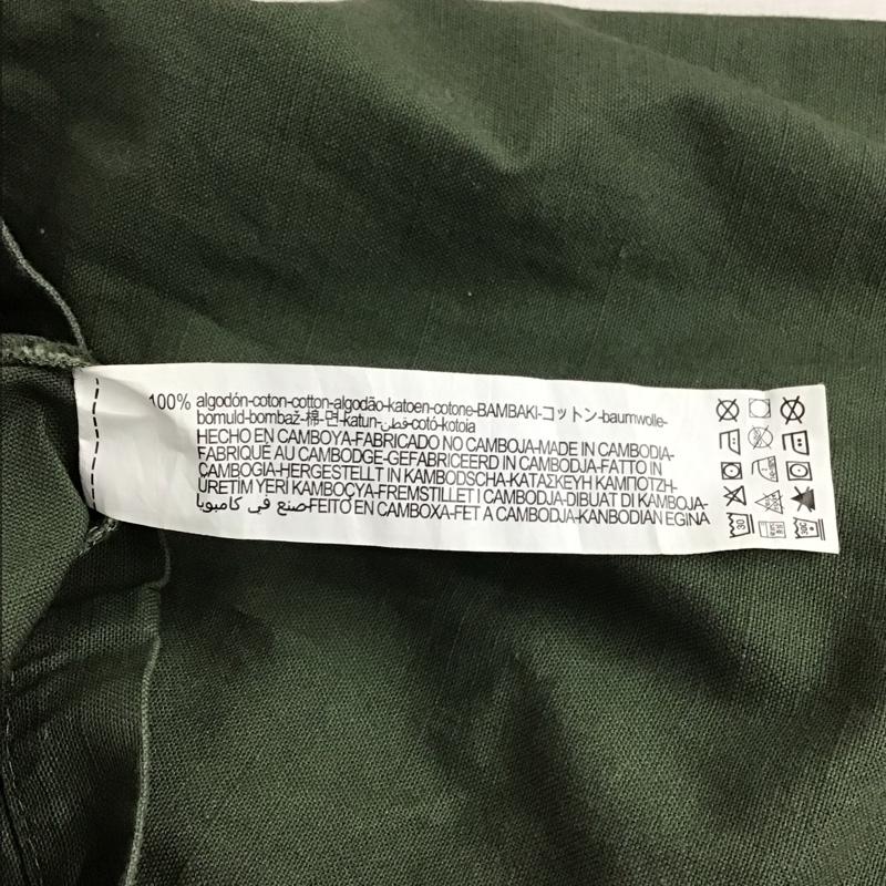 ザラ ZARA ジャケット、上着 ジャケット、ブレザー 8574/025/505 クロップドジャケット L 無地 カーキ / カーキ / レディース USED 古着 中古 10131680