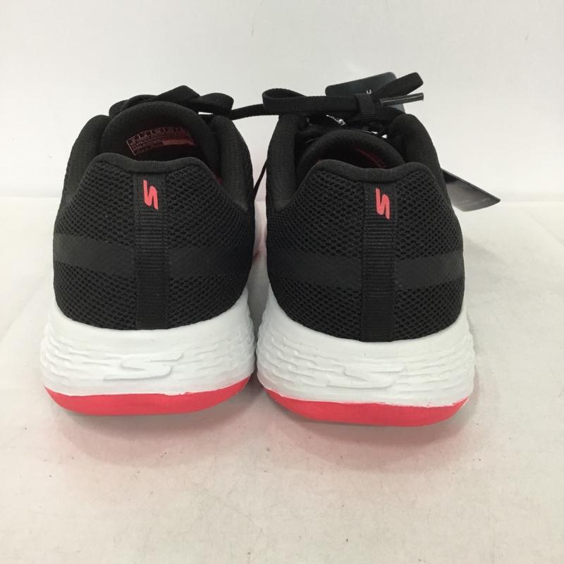 スケッチャーズ SKECHERS スニーカー スニーカー 15651 BKHP GO WALK COOL 23cm 23.0cm ロゴ、文字 黒 / ブラック / レディース USED 古着 中古 10135795