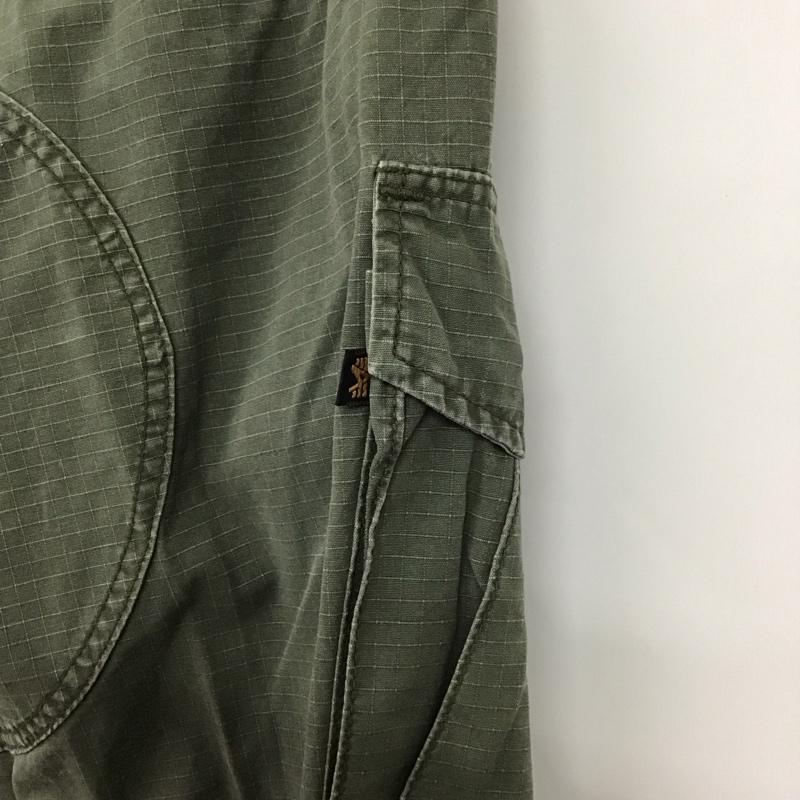 アルファインダストリー Alpha Industries パンツ ワークパンツ、ペインターパンツ L 無地 カーキ / カーキ / メンズ USED 古着 中古 10131444