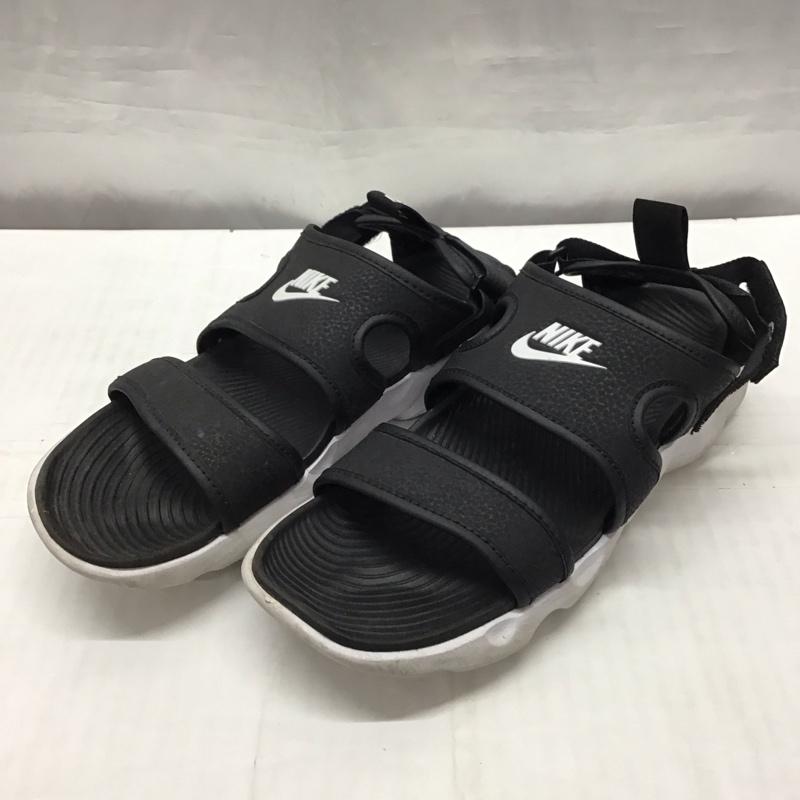 ナイキ NIKE サンダル サンダル CK9283-002 OWAYSIS 24cm 24.0cm ロゴ、文字 黒 / ブラック / X 白 / ホワイト / レディース USED 古着 中古 10116061
