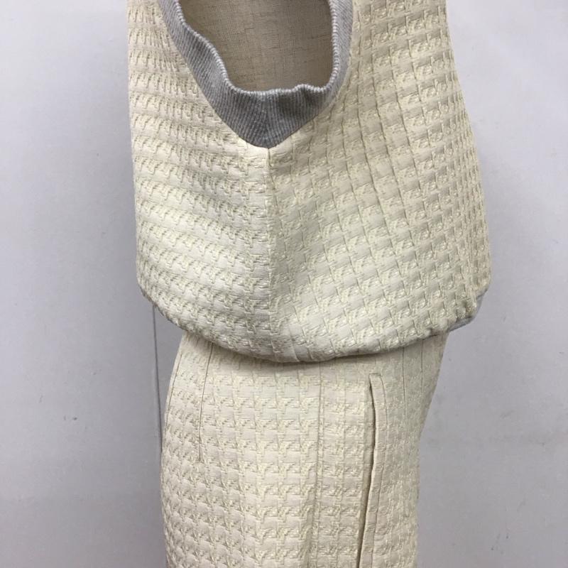 ザラ ZARA セットアップ セットアップ S 灰 / グレー / X アイボリー / アイボリー / レディース USED 古着 中古 10121200