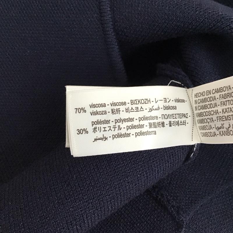 ザラ ZARA ベスト ベスト ニットベスト ノースリーブニット 前開きベスト M 無地 紺 / ネイビー / レディース USED 古着 中古 10117674