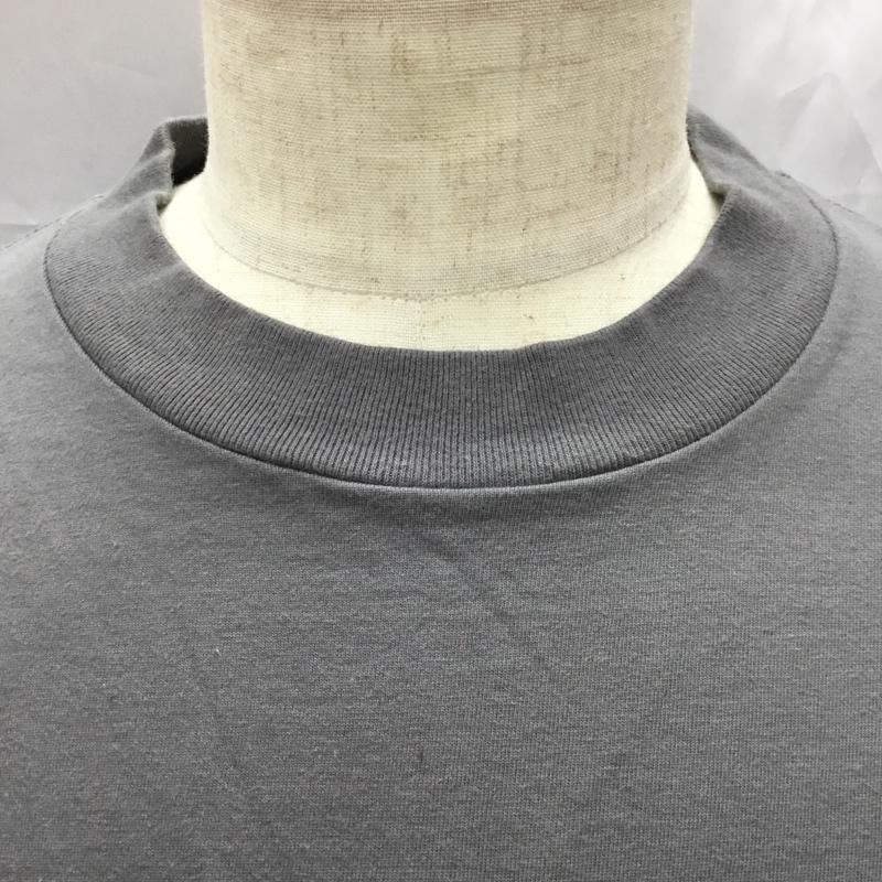 サイベーシックス SCYE BASICS Tシャツ 半袖 5121-21482 半袖カットソー クルーネックカットソー 無地Tシャツ 40 ロゴ、文字 灰 / グレー / メンズ USED 古着 中古 10106591