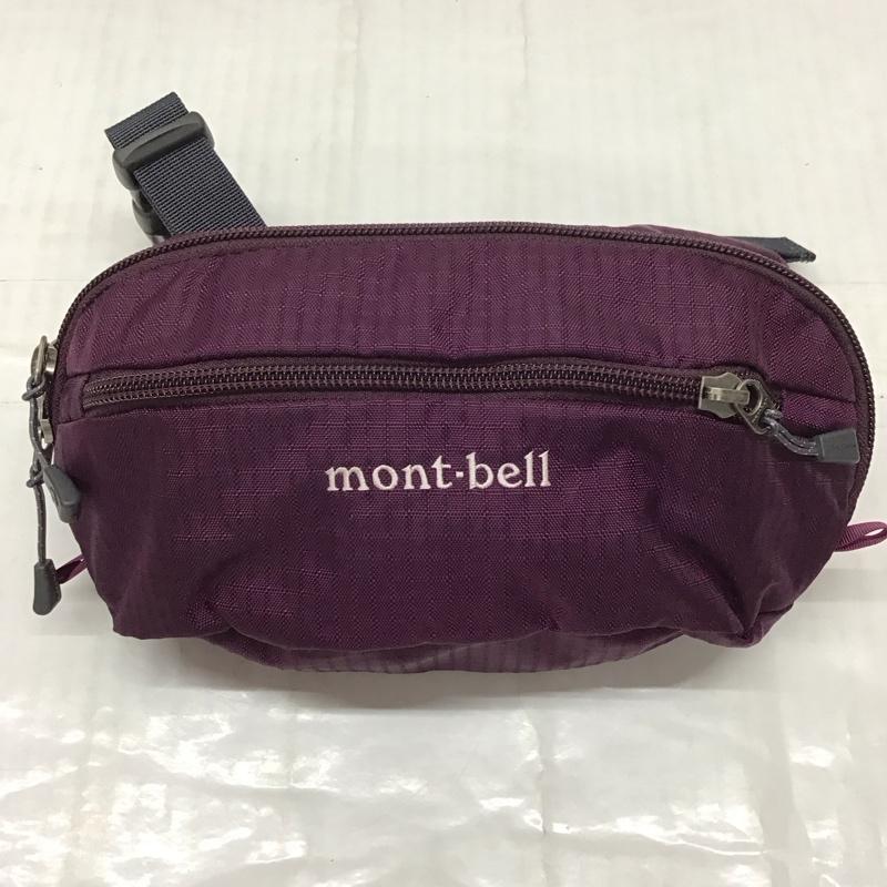 モンベル mont-bell ウエストバッグ ウエストバッグ ウエストポーチ ボディバッグ ロゴ、文字 紫 / パープル / メンズ USED 古着 中古 10116978