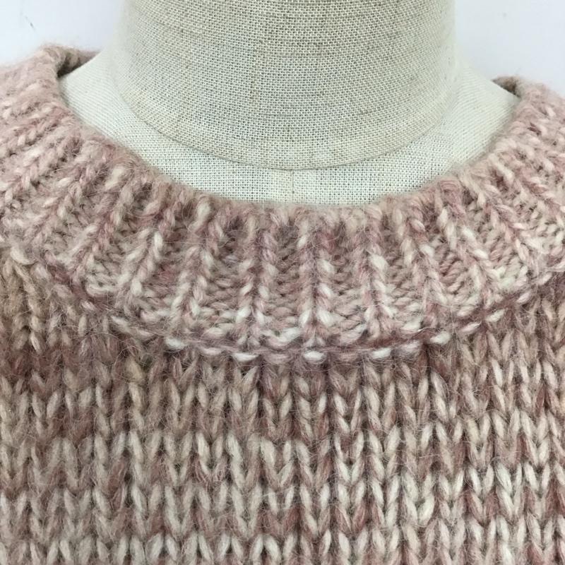 ローリーズファーム LOWRYS FARM ニット、セーター 長袖 LF622122TS グラデーションニット L 無地 桃 / ピンク / レディース USED 古着 中古 10125811