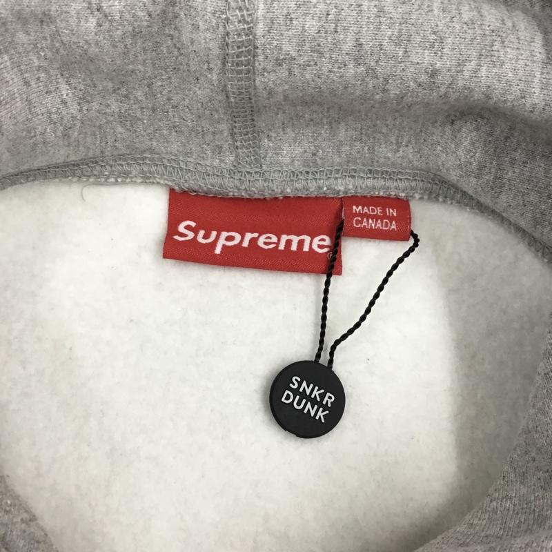 シュプリーム Supreme パーカー 長袖 2019AW BandanaBoxLogoHoodedSweatshirt 長袖パーカー M ロゴ、文字 灰 / グレー / メンズ USED 古着 中古 10121678