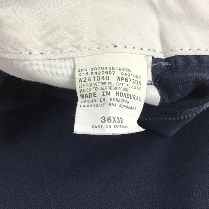 ディッキーズ Dickies パンツ ワークパンツ、ペインターパンツ ワークパンツ ワイドパンツ カジュアルパンツ チノパン 36インチ 無地 紺 / ネイビー / メンズ USED 古着 中古 10143446