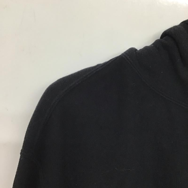 グッドオン Good On パーカー 長袖 ジップアップ L 無地 黒 / ブラック / メンズ USED 古着 中古 10134919
