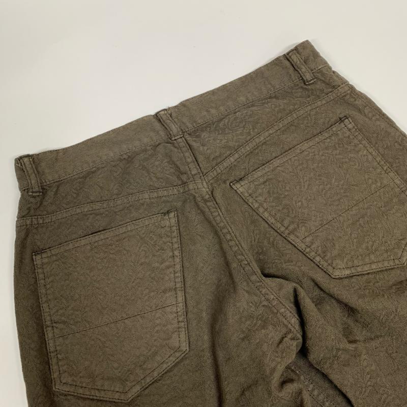 オーレット OURET パンツ ワークパンツ、ペインターパンツ ジャガードパンツ OR132-1861 1 総柄 茶 / ブラウン / メンズ USED 古着 中古 10015159