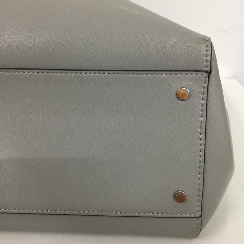 ケイトスペード Kate Spade トートバッグ トートバッグ WKRU7098 ステイシー カラーブロック ラップトップトート ロゴ、文字 白 / ホワイト / X 黒 / ブラック / X 灰 / グレー / レディース USED 古着 中古 10124631