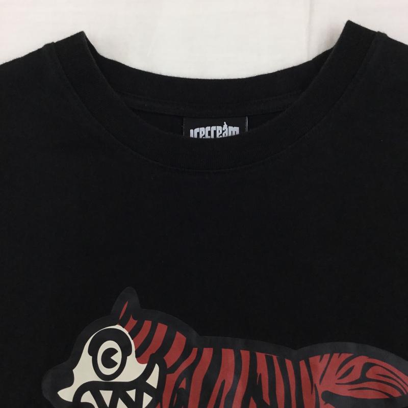 アイスクリーム ICECREAM Tシャツ 半袖 XL プリント 黒 / ブラック / メンズ USED 古着 中古 10139000