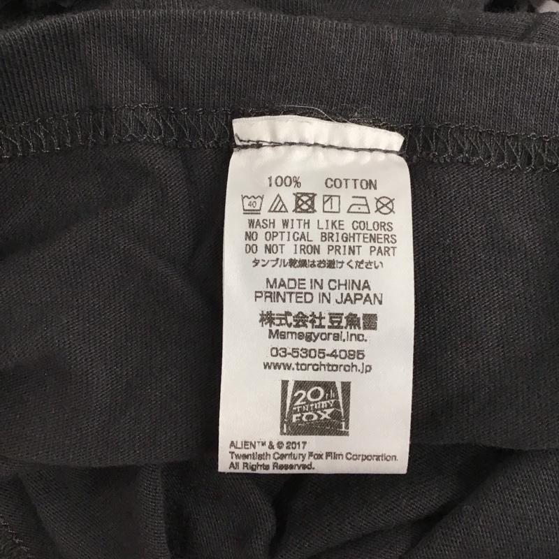 トーチトーチ TORCH TORCH Tシャツ 半袖 半袖カットソー プリントTシャツ クルーネックカットソー エイリアン XL プリント 黒 / ブラック / メンズ USED 古着 中古 10134671