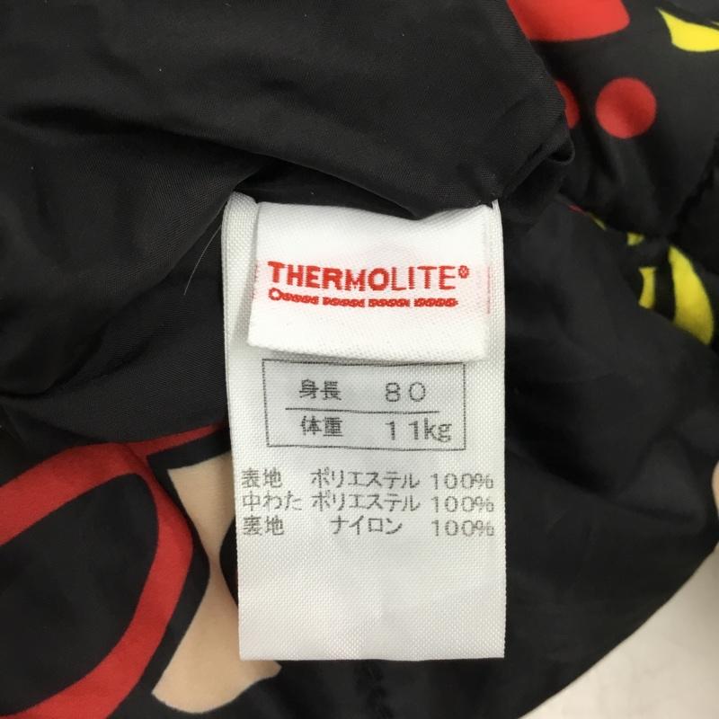 ヒステリック ミニ HYSTERIC MINI ジャケット、上着 ジャケット、ブレザー 17306102 中綿ジャケット リバーシブル キッズ 80cm 総柄 黒 / ブラック / ガールズ USED 古着 中古 10118371