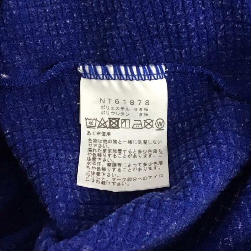 ザノースフェイス THE NORTH FACE パーカー 長袖 nt61878 マウンテンパーカー ジップアップパーカー アウター L ロゴ、文字 青 / ブルー / メンズ USED 古着 中古 10132391