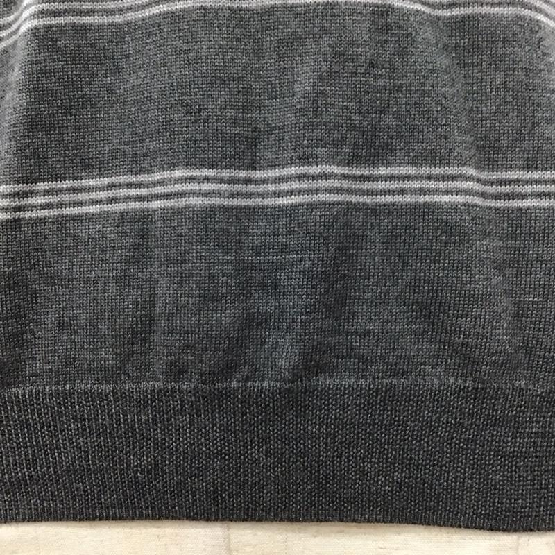 ブルックスブラザーズ BROOKS BROTHERS ベスト ベスト ニットベスト ノースリーブニット Vネック S ボーダー柄 マルチカラー / マルチカラー / メンズ USED 古着 中古 10113209