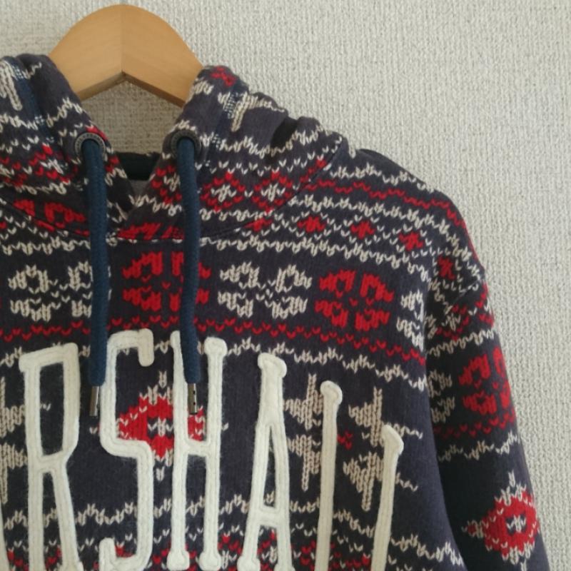 フランクリンマーシャル FRANKLIN&MARSHALL パーカー 長袖 S ロゴ、文字 X 紺 / ネイビー / X 赤 / レッド / X ベージュ / ベージュ / X 茶 / ブラウン / レディース USED 古着 中古 10016684