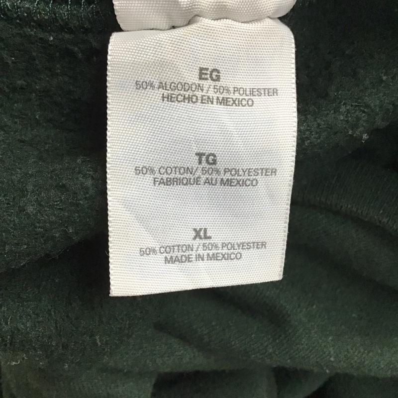 古着 USED トレーナー 長袖 古着 トレーナー スウェット クルーネックカットソー XL ロゴ、文字 緑 / グリーン / メンズ USED 古着 中古 10124089