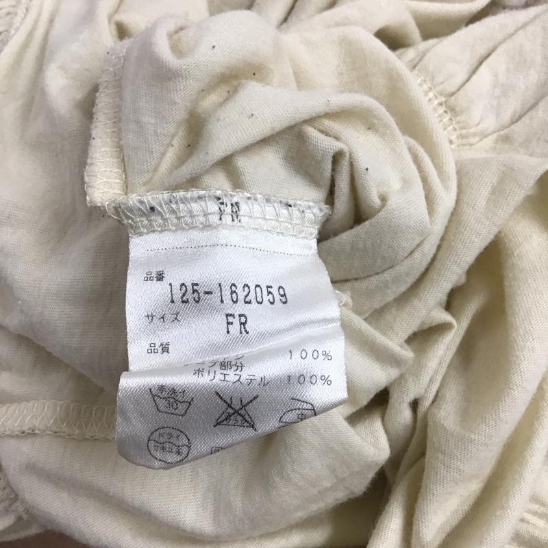 ジルスチュアート JILLSTUART ウェア ウェア 125-162059 ルームウェア 長袖 ワンピース FREE ロゴ、文字 アイボリー / アイボリー / レディース USED 古着 中古 10115347