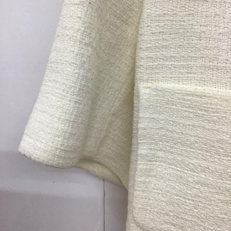 ザラ ZARA ジャケット、上着 ジャケット、ブレザー S 無地 白 / ホワイト / レディース USED 古着 中古 10129393