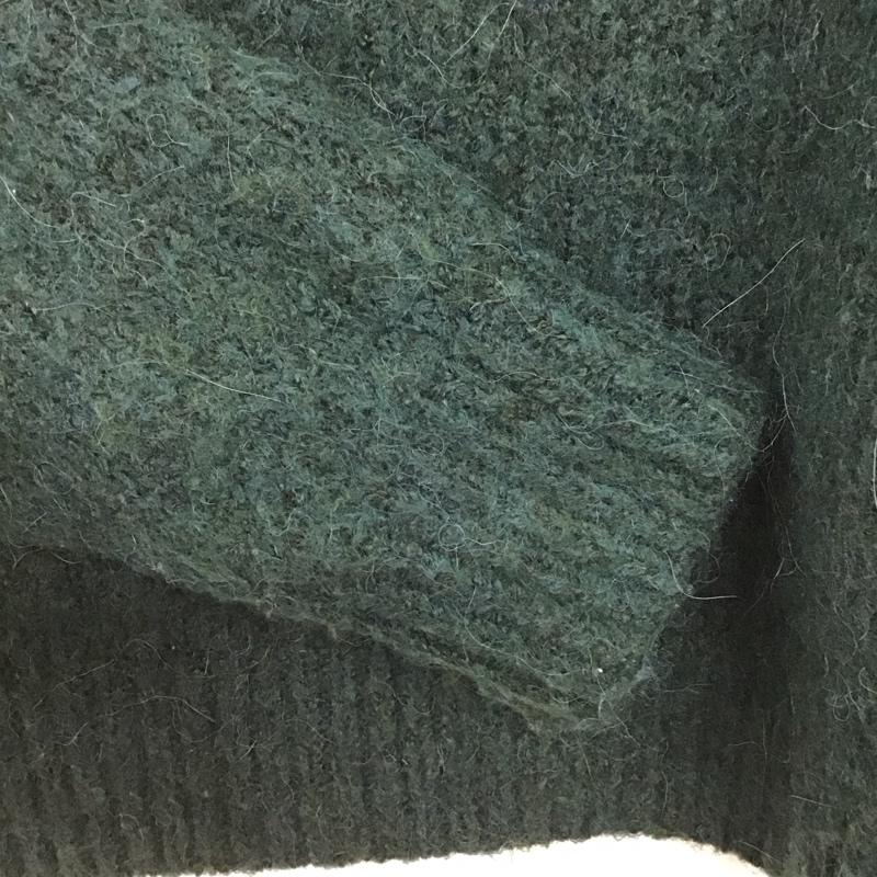ザラ ZARA ニット、セーター 長袖 M 無地 緑 / グリーン / レディース USED 古着 中古 10133402