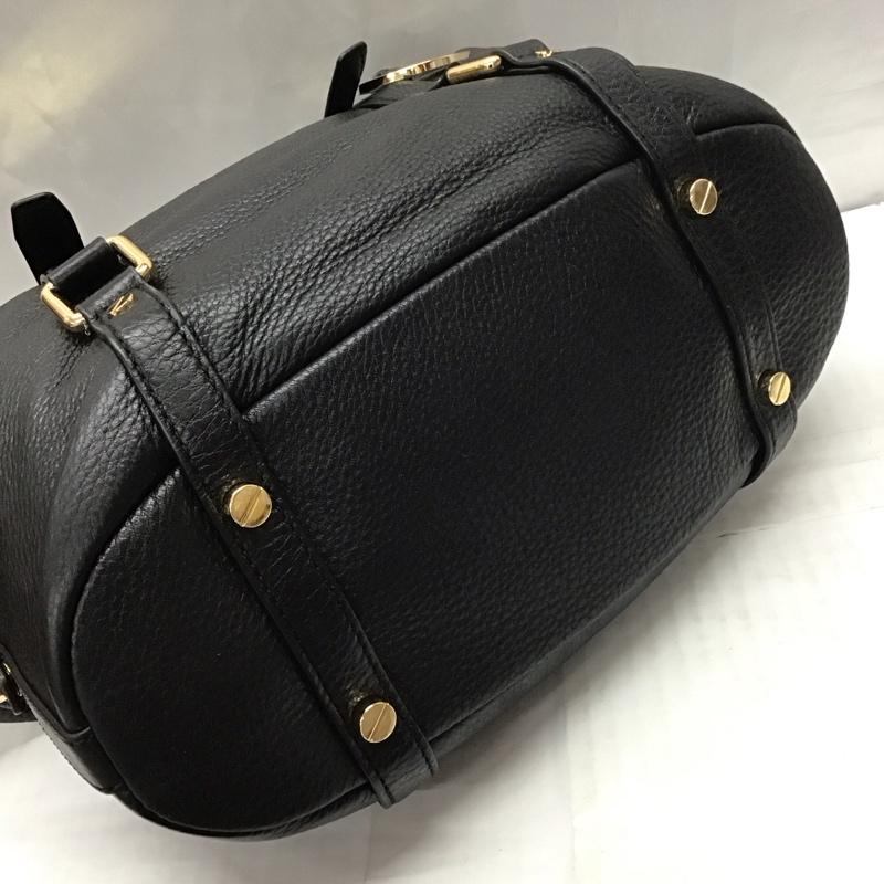 マイケルコース MICHAEL KORS トートバッグ トートバッグ 35H2GBFS2L 2WAY ショルダー ロゴ、文字 黒 / ブラック / X 金 / ゴールド / レディース USED 古着 中古 10113045