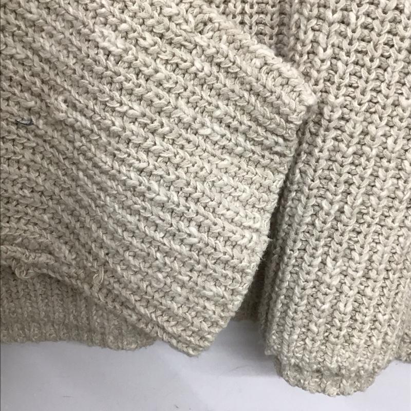 ローリーズファーム LOWRYS FARM ニット、セーター 長袖 FREE 無地 ベージュ / ベージュ / レディース USED 古着 中古 10136996