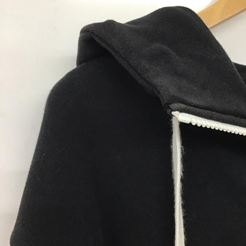 ザノースフェイス THE NORTH FACE パーカー 長袖 nt12442 リアビューフルジップフーディ ジップアップパーカー XL ロゴ、文字 黒 / ブラック / メンズ USED 古着 中古 10133262