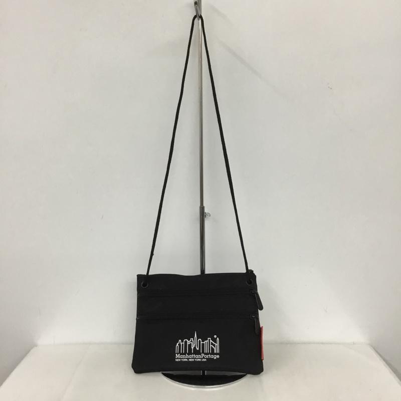 マンハッタンポーテージ Manhattan Portage ショルダーバッグ ショルダーバッグ サコッシュ ロゴ、文字 黒 / ブラック / メンズ USED 古着 中古 10134822