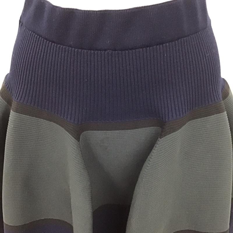 CFCL シーエフシーエル スカート ひざ丈スカート cf006kg049 POTTERY SKIRT 0 無地 紺 / ネイビー / レディース USED 古着 中古 10121707