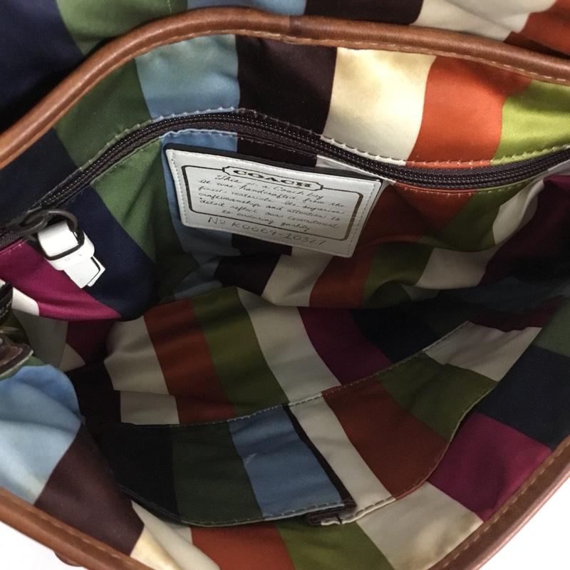 コーチ COACH トートバッグ トートバッグ K0669 10327 ワンショルダー レザー ロゴ、文字 茶 / ブラウン / レディース USED 古着 中古 10129104