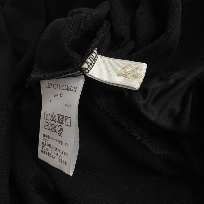 ラウンジドレス Loungedress ワンピース ロングスカート ノースリーブワンピース ロングスカート FREE 無地 黒 / ブラック / レディース USED 古着 中古 10134215