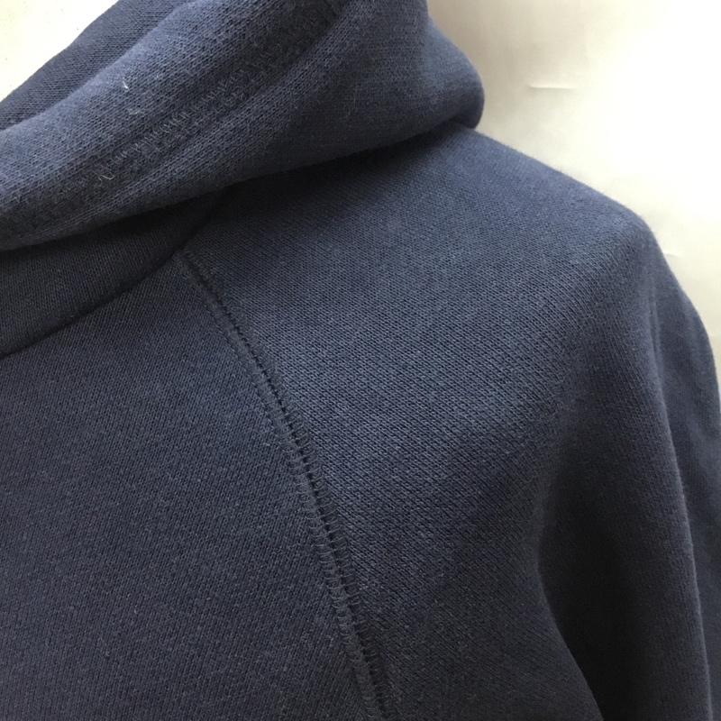 スタジオセブン STUDIO SEVEN パーカー 長袖 長袖パーカー フード付きパーカー プリントスウェット トレーナー S プリント 紺 / ネイビー / メンズ USED 古着 中古 10116154