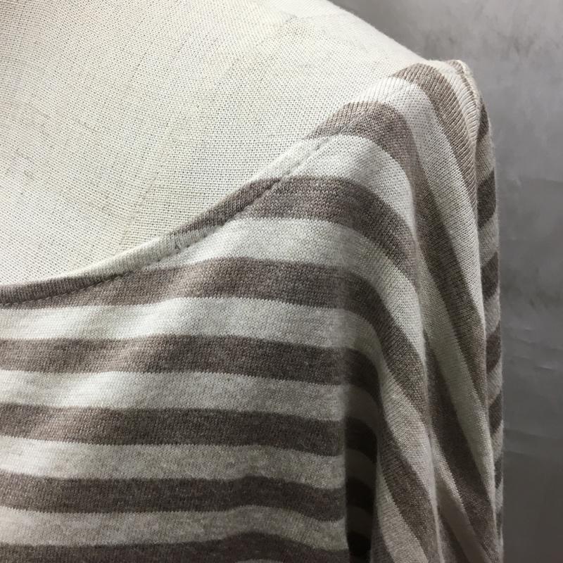 ジャーナルスタンダード JOURNAL STANDARD Tシャツ 半袖 半袖カットソー ボーダーTシャツ クルーネックカットソー ボーダー柄 茶 / ブラウン / レディース USED 古着 中古 10118446