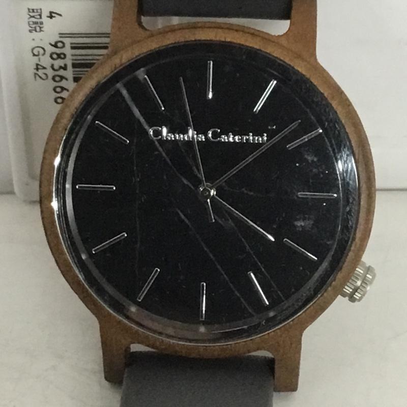 古着 USED 腕時計 アナログ(クォーツ式) CC-A119 Claudia Caterini 箱有 ロゴ、文字 灰 / グレー / メンズ USED 古着 中古 10135055