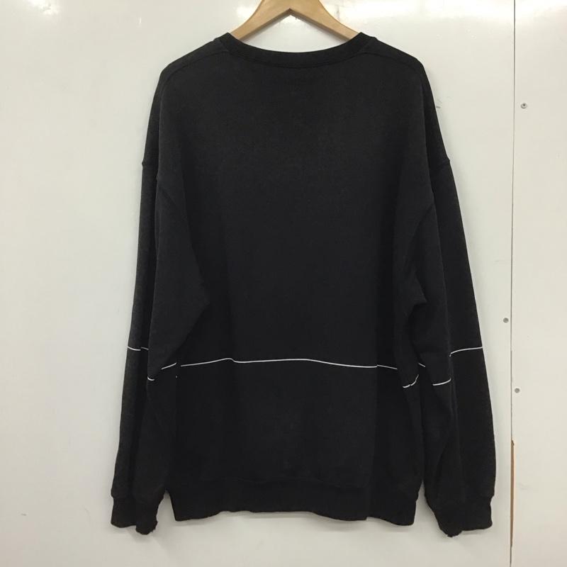 バレンシアガ BALENCIAGA トレーナー 長袖 長袖トレーナー スウェット クルーネック プルオーバー S ロゴ、文字 黒 / ブラック / メンズ USED 古着 中古 10137255