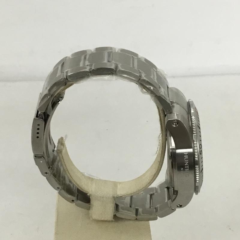 ハンティングワールド Hunting World 腕時計 アナログ(クォーツ式) HW-009 ロゴ、文字 銀 / シルバー / X 黒 / ブラック / X 赤 / レッド / メンズ USED 古着 中古 10129454