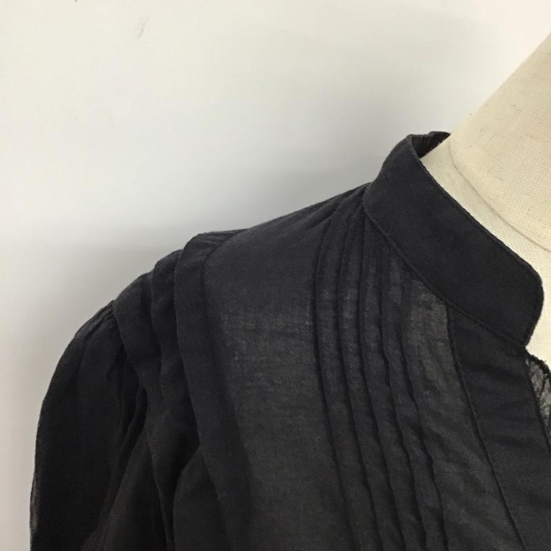 スライ SLY シャツ、ブラウス 長袖 0309ay30-0290 2 無地 黒 / ブラック / レディース USED 古着 中古 10119879