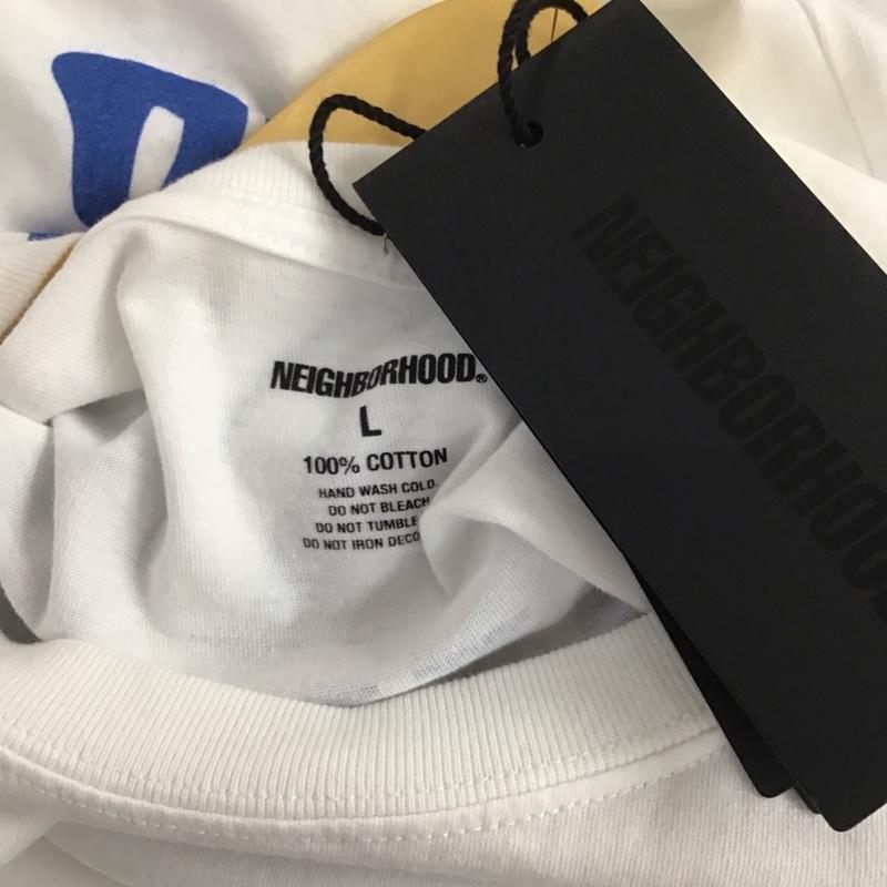 ネイバーフッド NEIGHBORHOOD Tシャツ 半袖 半袖カットソー プリントTシャツ クルーネックカットソー バンドTシャツ L プリント 白 / ホワイト / メンズ USED 古着 中古 10132560
