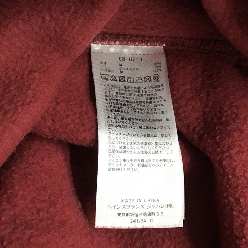 チャンピオン Champion ボトムス ボトムス C8-U211 スウェットパンツ 裏起毛 XL ワンポイント えんじ / ワインレッド / メンズ USED 古着 中古 10122624