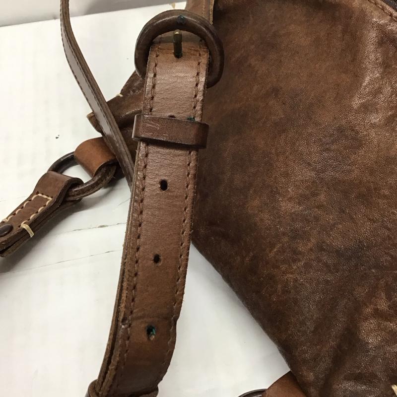 ゲンテン genten ショルダーバッグ ショルダーバッグ レザー 無地 茶 / ブラウン / レディース USED 古着 中古 10115446