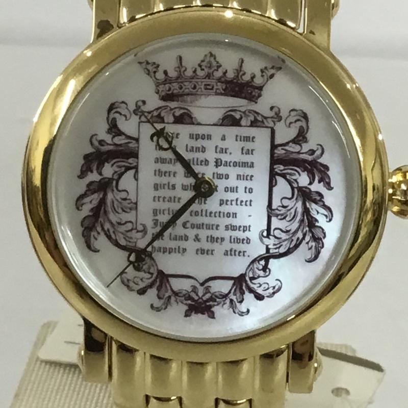 ジューシークチュール JUICY COUTURE 腕時計 アナログ(クォーツ式) 976518 総柄 金 / ゴールド / レディース USED 古着 中古 10134987