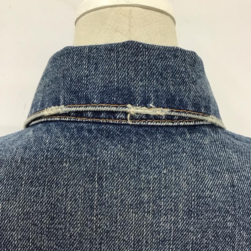 マウジー MOUSSY ジャケット、上着 ジャケット、ブレザー 0109SA11-0190 デニムジャケット Gジャン FREE 無地 水色 / ライトブルー / レディース USED 古着 中古 10114348