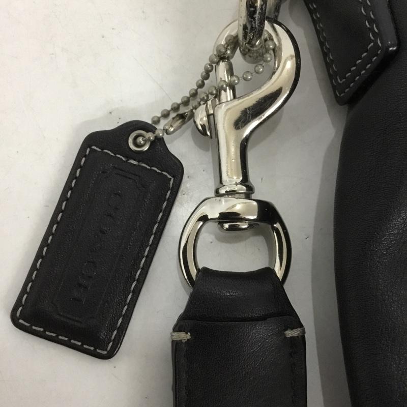 コーチ COACH トートバッグ トートバッグ F14018 無地 黒 / ブラック / レディース USED 古着 中古 10133243