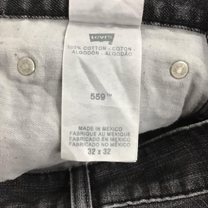 リーバイストラウスアンドコー Levi Strauss & co. パンツ デニム、ジーンズ デニムパンツ ワイドパンツ カジュアルパンツ 32インチ 無地 黒 / ブラック / メンズ USED 古着 中古 10134570